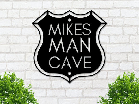 Custom Route Sign Highway Sign Garage Sign Man Cave Sign Metal Sign Metal Highway Sign Metal Route Sign Highway Man Cave Sign Metal - 8 inches - metal sign