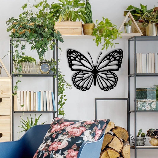 Gorgeous Butterfly Wall Art Decor Cut Metal Sign Laser Cut Metal Signs Custom Gift Ideas - 8 inches - metal sign