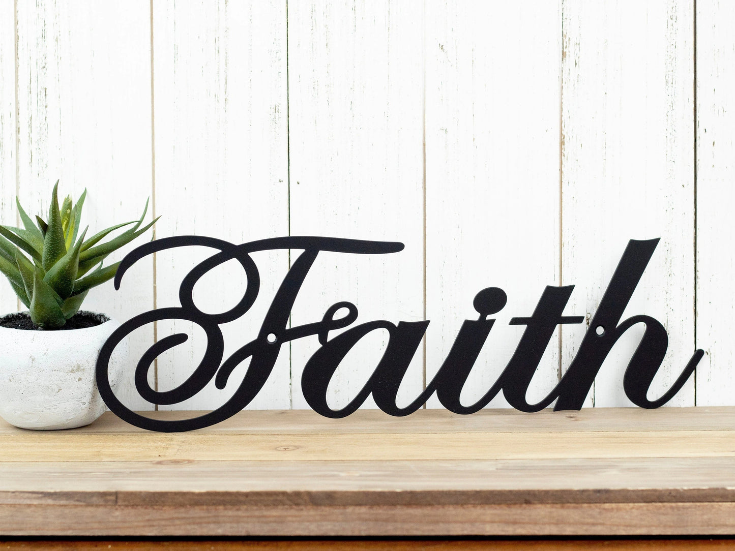 Faith 14. X 4.faith Sign Spiritual Religious Inspirational Metal Sign Wall Decor
