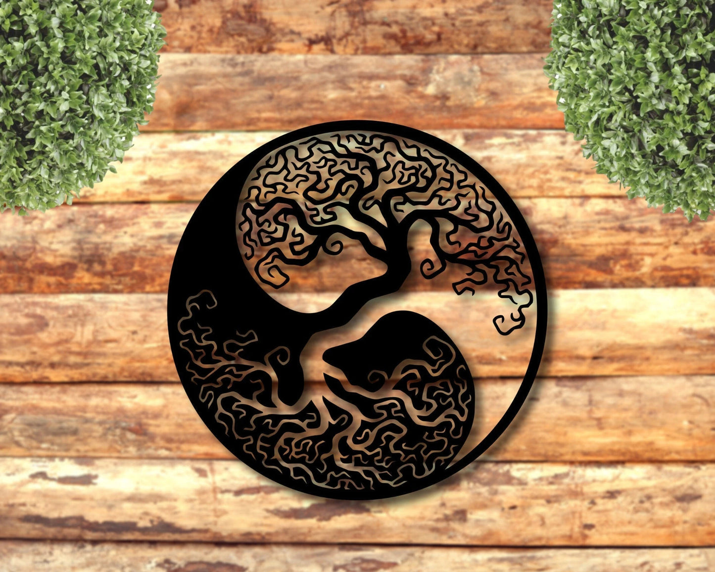 Yin&yang Sign Wall Hangings Wall Decor Housewarming Gift Minimalist Office Decor Metal Wall Sign
