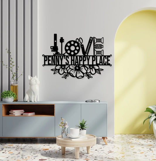 Metal Sewing Sign, Sewing Room Sign, Sewing Room Decor, Seamstress Gift, Quilting Room Sign Craft Room - metal sign