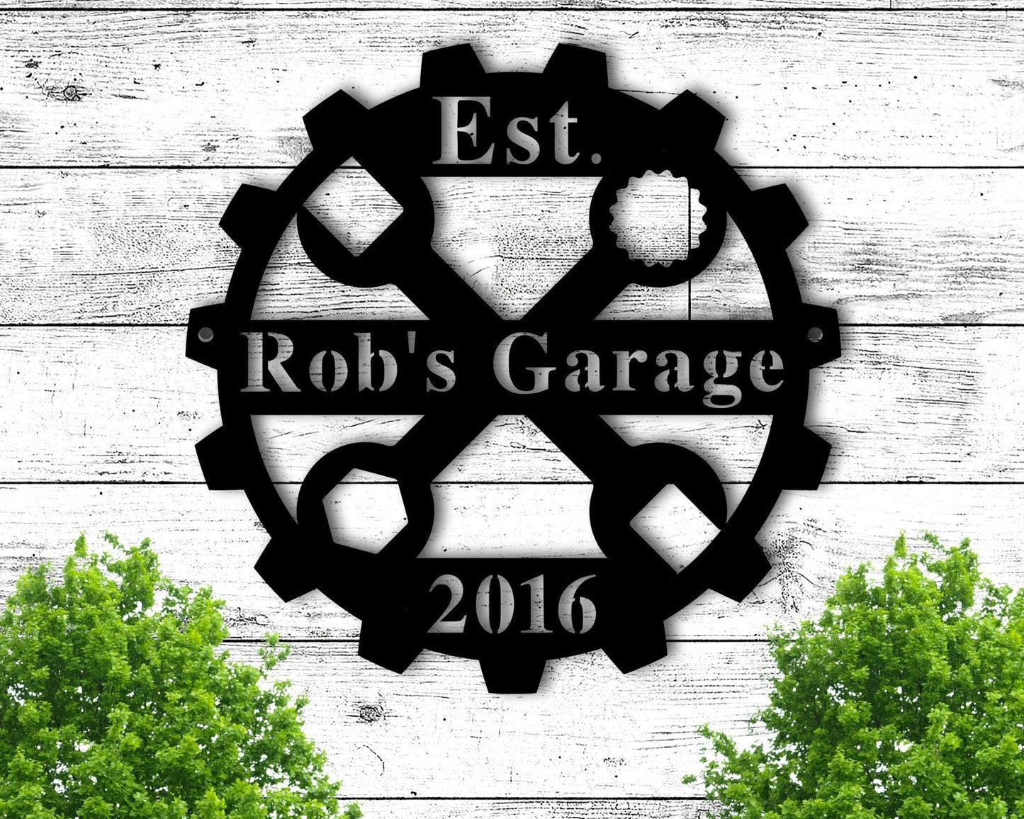 Garage Sign Custom Shop Sign Personalized Garage Dads Garage Shop Sign Buisiness Shop Man Cave Gifts