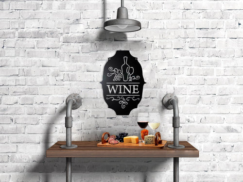 Metal Wine Vino Sign Gifts For Wine Lovers Vineyard Decor Oenophiles Home Indoor And Outdoor Decor
