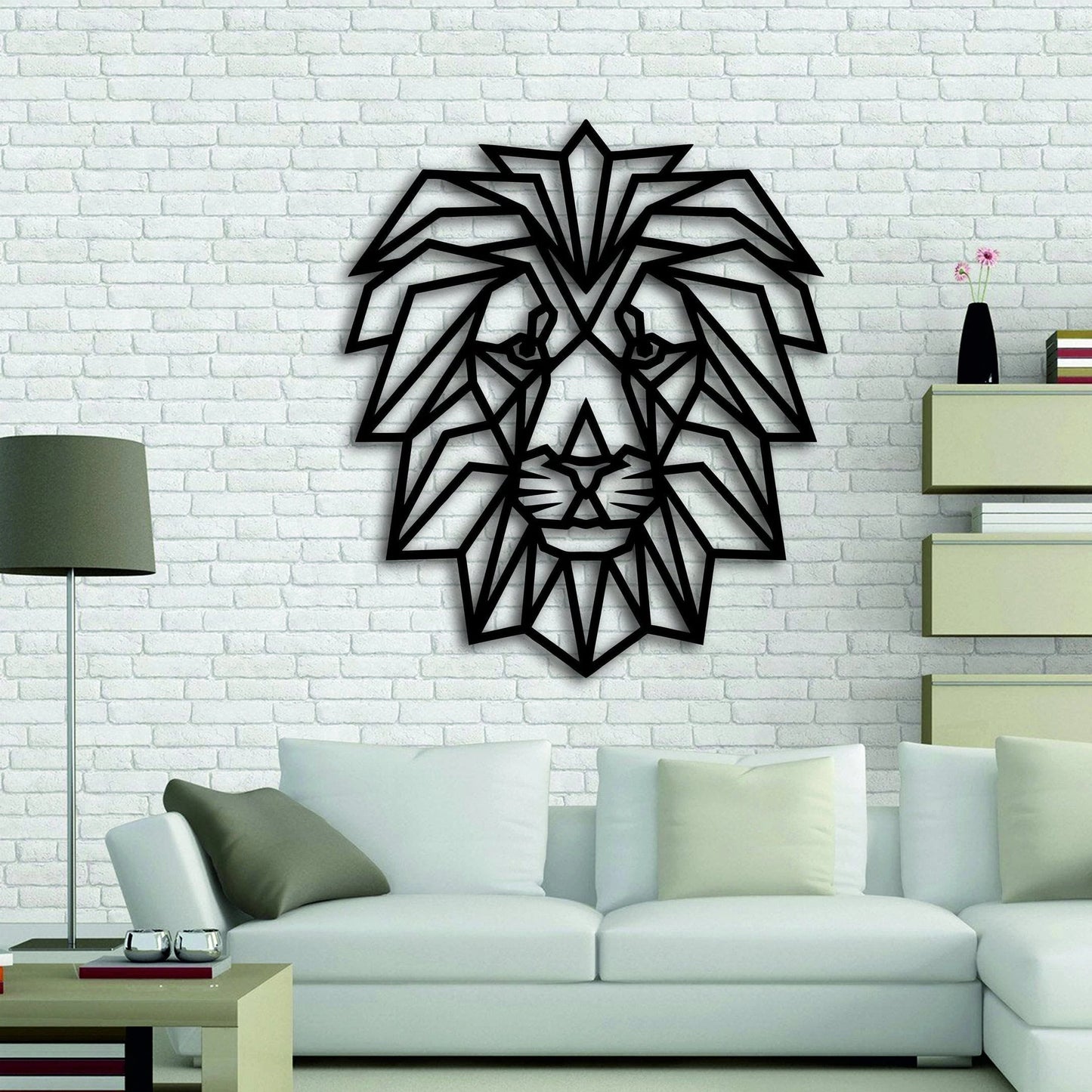 Metal Wall Decor Metal Lion Head Decor Animal Art Wall Hanging Home Living Room Interior Decoration Lion Head Sign