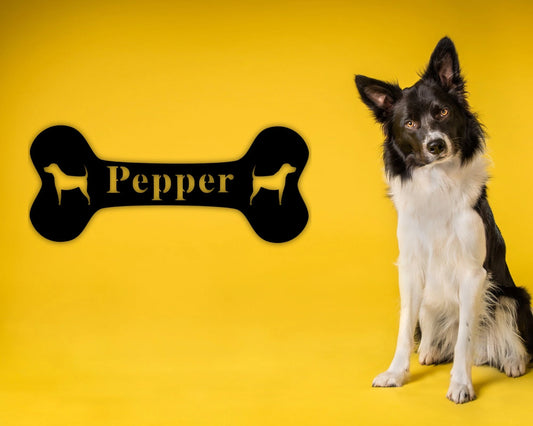 Personalized Pet Name Sign, Metal Sign For Dog, , Custom Dog Name Sign, Pet Name Sign, Personalized Dog - metal sign