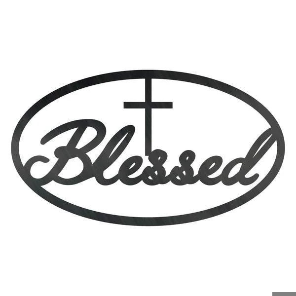 Blessed Cross Customized Metal Signs, Custom Metal Sign, Custom Signs, Metal Sign, Metal Laser Cut Metal Signs Custom Gift Ideas