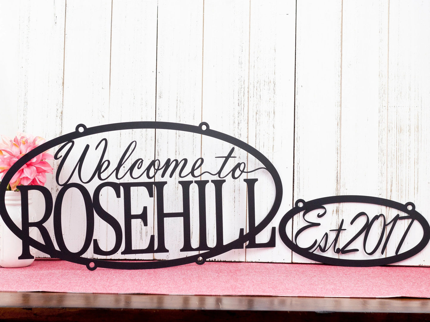 Custom Welcome Home Established Sign, Personalized Sign, Outdoor Sign, Name Sign, Custom Sign, Established Year, Laser Cut Metal Signs Custom Gift Ideas