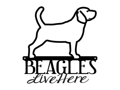 Beagle Metal Sign Beagles Dog Sign Metal Wall Decor Wall Hanging Outdoor Sign Dog Lover
