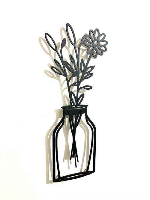 Spring Flowers (Design 2) Cut Metal Sign Laser Cut Metal Signs Custom Gift Ideas