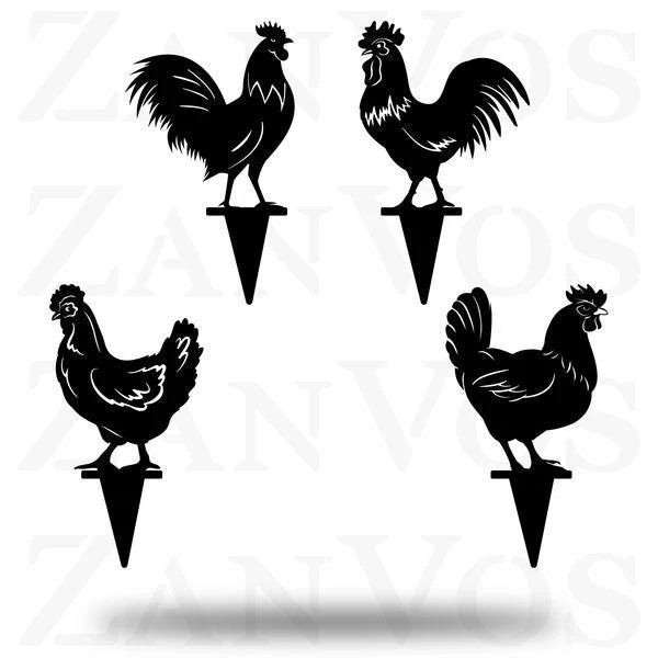 Chicken Stakes Customized Metal Signs, Custom Metal Sign, Custom Signs, Metal Sign, Laser Cut Metal Signs Custom Gift Ideas