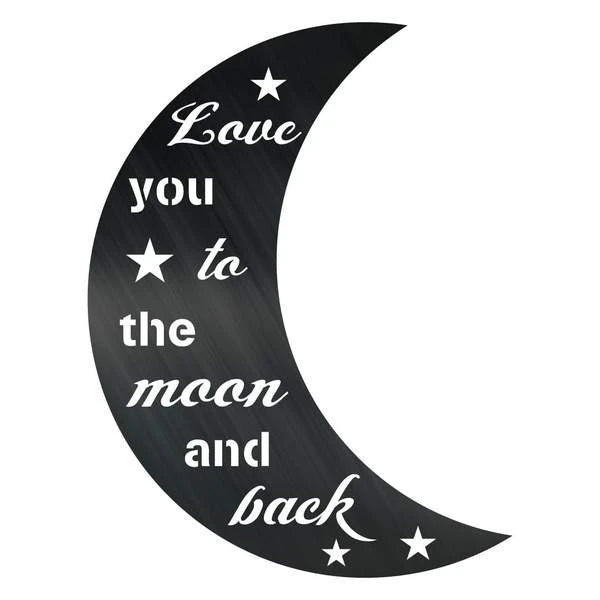 Moon Love Customized Metal Signs Custom Metal Sign Custom Signs Metal Sign