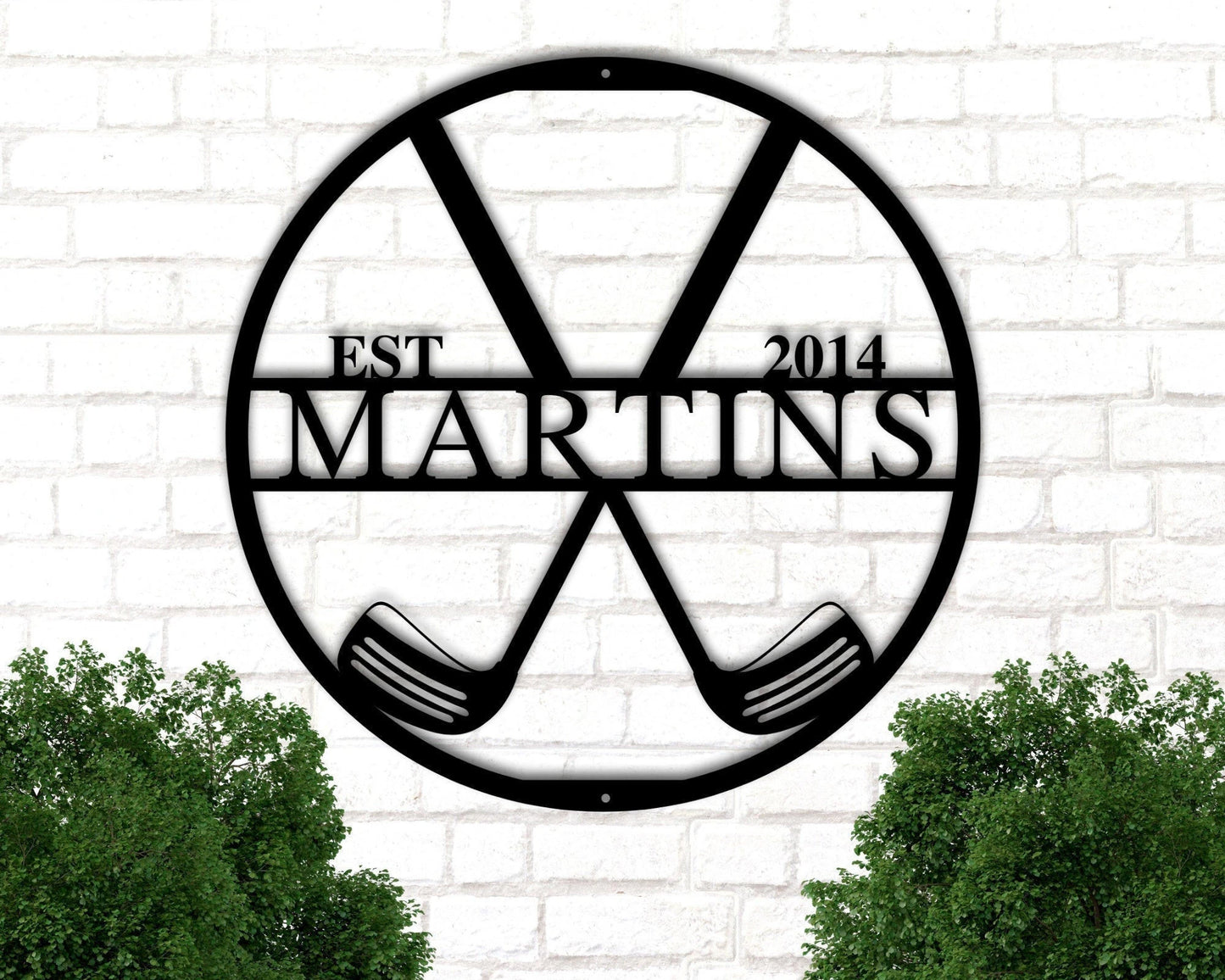 Custom Golf Metal Sign Personalized Golf Gifts For Men Golf Man Cave Golf Family Sign Last Name Metal Sign Family Name Sign Golf Sign