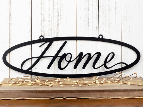 Metal Home Sign Metal Outdoor Sign Metal Wall Decor Home Sign Wall Hanging Outdoor Sign