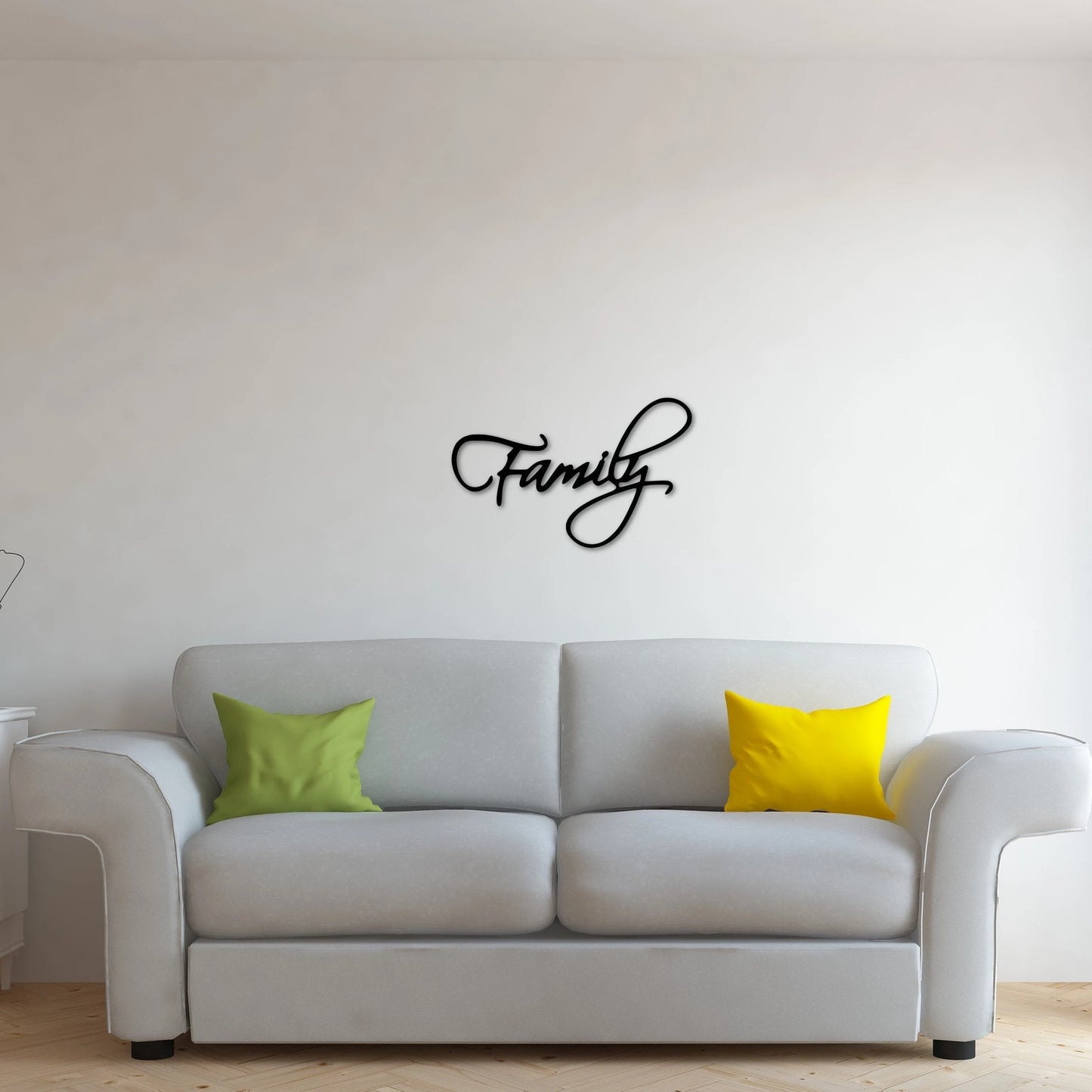 Family Sign Metal Words For The Wall Metal Wall Words Gallery Wall Decor Metal Word Signs For Living Room