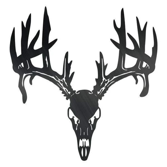 Deer Skull Customized Metal Signs, Custom Metal Sign, Custom Signs, Metal Sign Laser Cut Metal Signs Custom Gift Ideas - 8 inches - metal sign