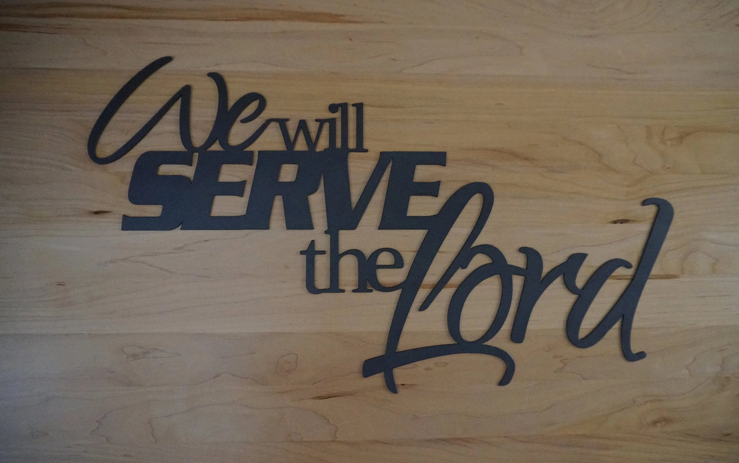 As For Me Any My House We Will Serve The Lord Joshua 24 15 Set Of 2 Signs Metal Sign Christian Wedding Gift Metal Scripture Wall Art
