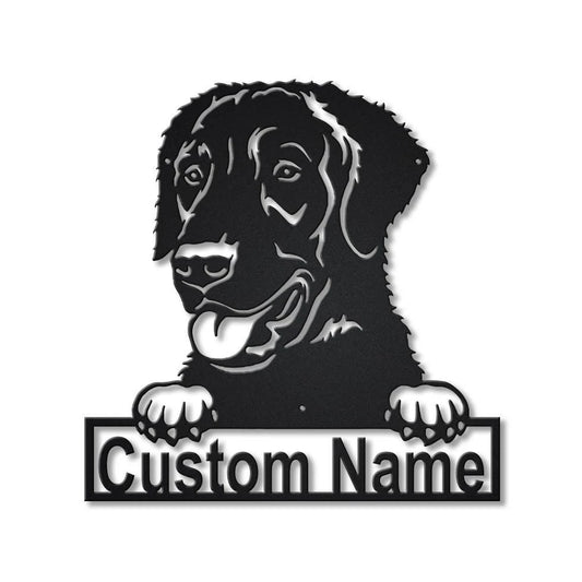 Personalized Curlycoated Retriever Dog Metal Sign Art, Custom Curlycoated Retriever Metal Sign, Gifts - metal sign