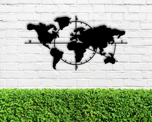 Liv Carte Du Monde Metallique Metal Wall Decor Metall Verldskarta World Map Interior Welltkarte Metalen Wereldkaart