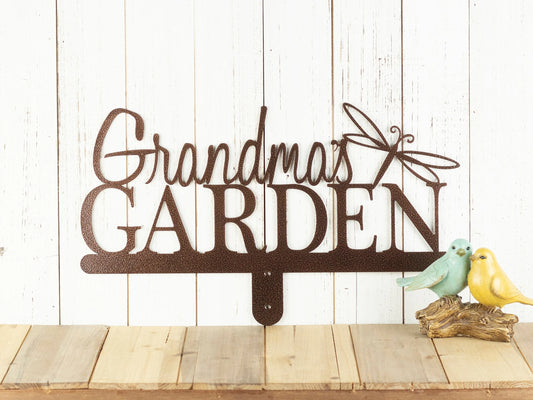Custom Garden Sign Metal Outdoor Decor, Personalized Sign, Garden Decor, Metal Garden Art, Garden Plaque - metal sign