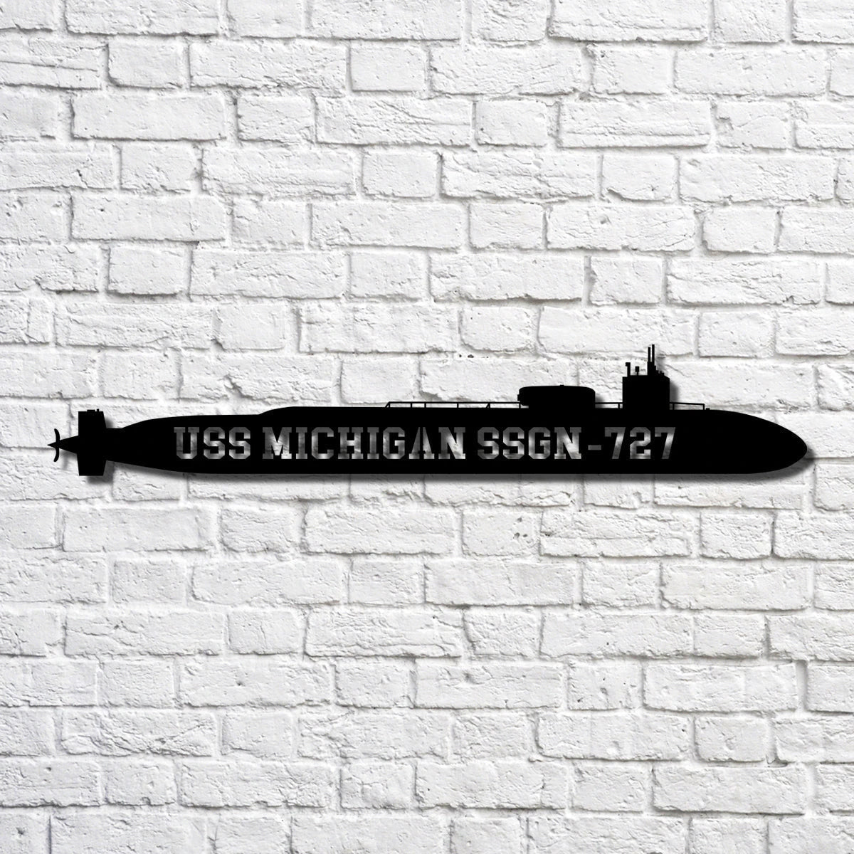 Uss Michigan Ssgn727 Navy Ship Metal Art, Custom Us Navy Ship Cut Metal Sign, Gift For Navy Veteran, Navy Ships Silhouette Metal Art, Navy Home Decor Laser Cut Metal Signs Custom Gift Ideas