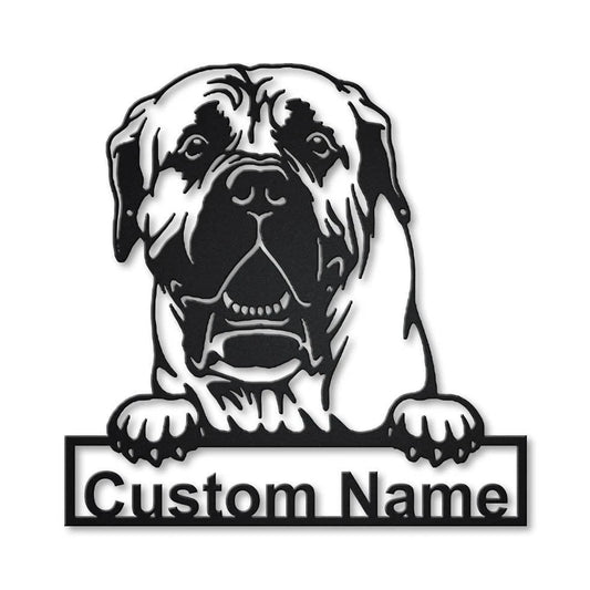 Personalized Boerboel Dog Metal Sign Art, Custom Boerboel Dog Metal Sign, Dog Gift, Birthday Gift, Animal - metal sign