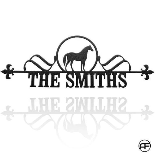 Horse Monogram Art Monogram, Horse, Equestrian, Barn Sign, Metal, Personalized, Personalized Horse Metal Sign, Horseshoe Art, Metal Wall Art, Metal Laser Cut Metal Signs Custom Gift Ideas