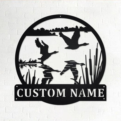 Custom Goose Taking Flight Personalized Goose Name Sign Decoration For Room Goose Custom Goose Goose Lover