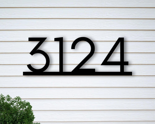 Modern Address Sign, Personalized Home Decor,house Numbers, Housewarming Gift, Address Plaque, Address Signs,metal Sign, Metal House Numbers, Laser Cut Metal Signs Custom Gift Ideas