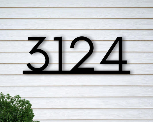 Modern Address Sign, Personalized Home Decor,house Numbers, Housewarming Gift, Address Plaque, Address - metal sign