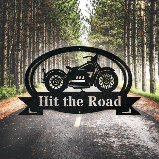 Motorcycle Metal Sign Metal Garage Sign Personalized Metal Art Steel Metal Art Fathers Day Gift Motor Bike Metal Sign Laser Cut Metal Signs Custom Gift Ideas