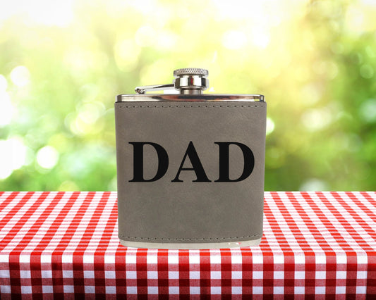 Engraved Flask Groomsmen Gift Personalized Flask For Men Custom Flasks Groomsmen Leather Wrapped Flask Personalized Groomsman Flask - 8 inches - metal sign