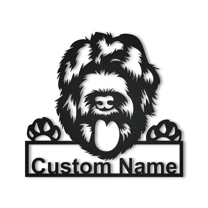 Personalized Black Russian Terrier Metal Sign Art, Custom Black Russian Terrier Metal Sign, Dog Gift, Birthday Gift, Animal Funny, Laser Cut Metal Signs Custom Gift Ideas