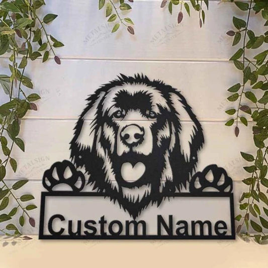 Leonberger Dog Personalized Metal Wall Decor, Cut Metal Sign, Metal Wall Art, Metal House Sign, Metal - metal sign