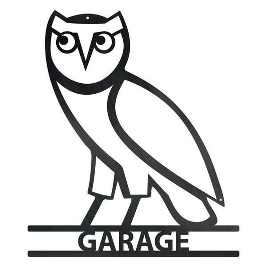 Owl Monogram Customized Metal Signs, Custom Metal Sign, Custom Signs, Metal Sign, Metal Laser Cut Metal Signs Custom Gift Ideas - 8 inches - metal sign