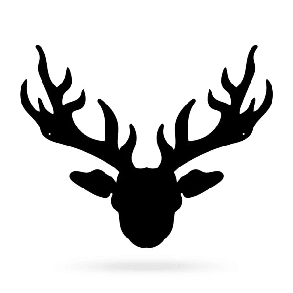 Wild Deer Cut Metal Sign Metal House Sign