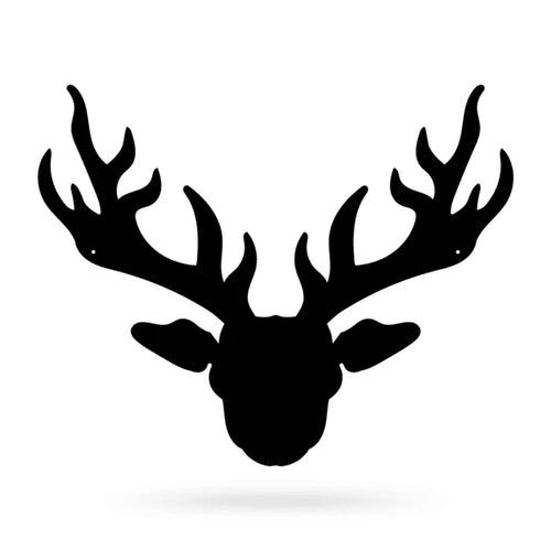 Wild Deer Cut Metal Sign Metal House Sign