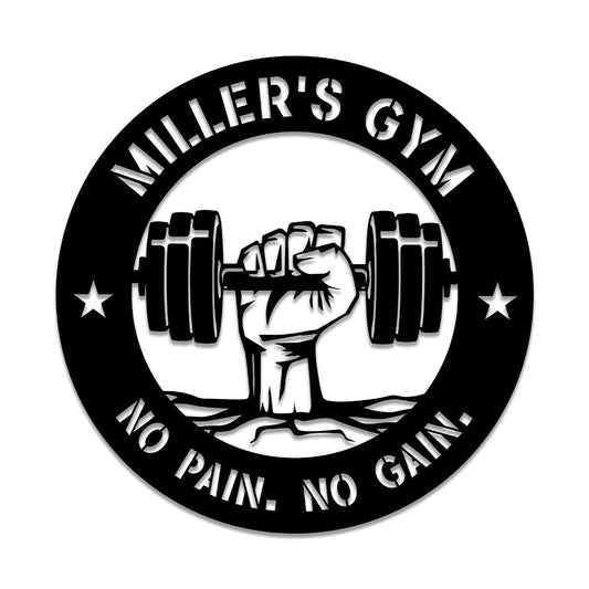 Metal Gym Sign, Custom Fitness Center, Cross Fit Club, Wedding, Anniversary Art Gift For Him her, Metal - wedding detail