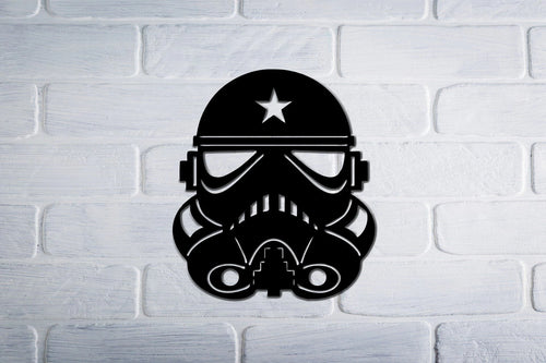 Strwars Metal Sign SW Stormtrooper Metal Sign The Guardian Gift For Kids Housewarming Gifts Mandalorian Metal Wall Decor