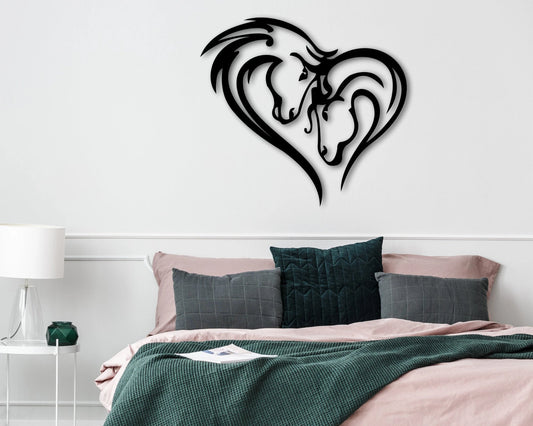 Horse Love Sign Custom Horse Sign Rustic Gift Ideas For Home Horse ation Rodeo Family Rodeo Gifts For Horse Lovers - 8 inches - metal sign