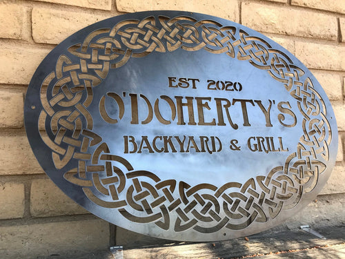 Personalized Bar Sign Home Bar Sign Custom Pub Sign Outdoor Last Name Patio Decor Man Cave Clubhouse Wall Art