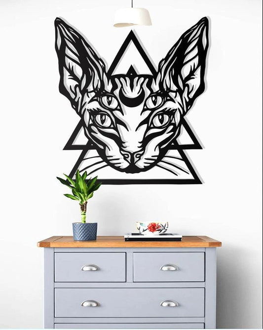 Siamese Cat Holds My Heart Metal House Sign Laser Cut Metal Signs Custom Gift Ideas - 8 inches - metal sign