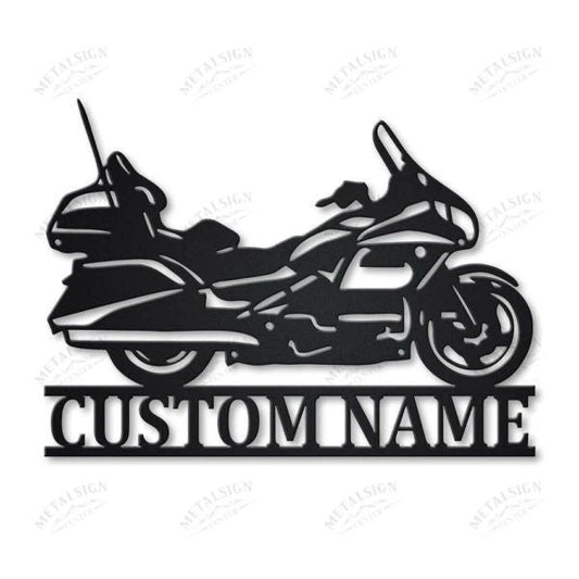 Motorcycle Personalized Metal Wall Decor I, Cut Metal Sign, Metal Wall Art, Metal House Sign Laser Cut Metal Signs Custom Gift Ideas - 8 inches - metal sign