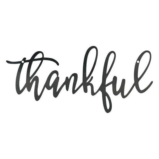 Thankful Customized Metal Signs, Custom Metal Sign, Custom Signs, Metal Sign, Metal Laser Cut Metal Signs Custom Gift Ideas - 8 inches - metal sign