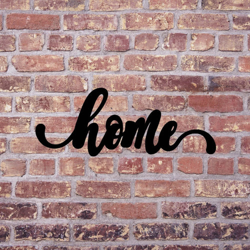 Home Sign Cut Metal Sign Wall Decor Metal Sign Metal Art