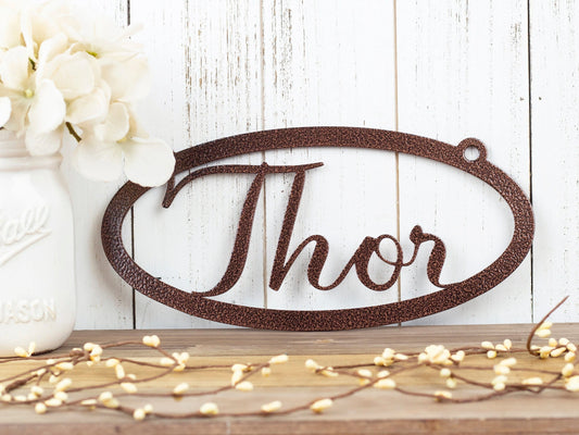 Custom Name Sign, Metal Name Sign, Personalized Sign, Metal Wall Art, Name Plaque, Custom Sign, Metal - metal sign