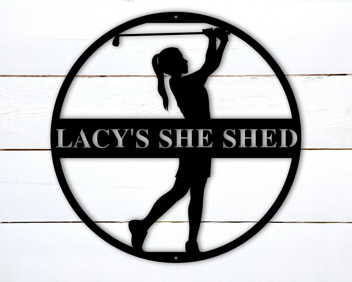 Personalized Golf Signmetal Golf Womens Golf Gifts For Women Women Golfer Gifts She Shed Metal Sign Custom Golf Sign