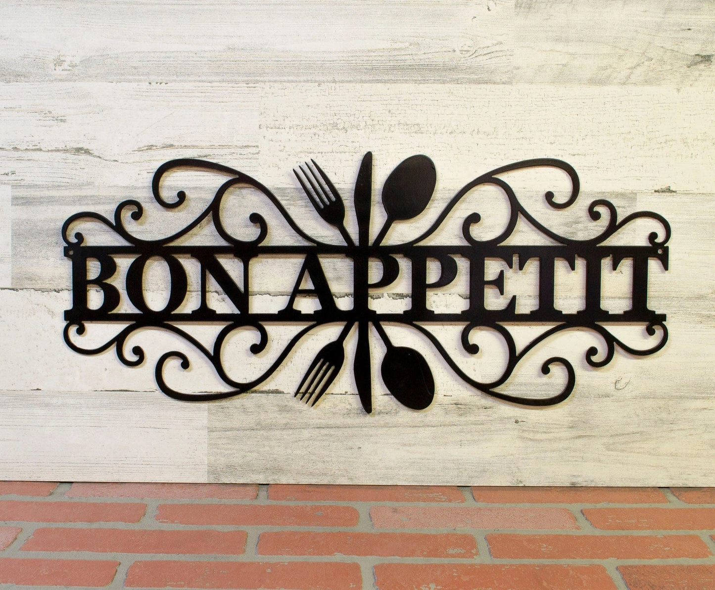 Bon Appetit Metal Sign Kitchen Wall Decor Mothers Day Gift Dining Room Wall Art