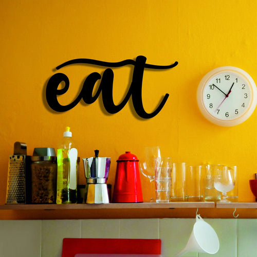 Eat Metal Sign Eat Sign Metal Words Metal Wall Decor Metal Signs Housewarming Gift