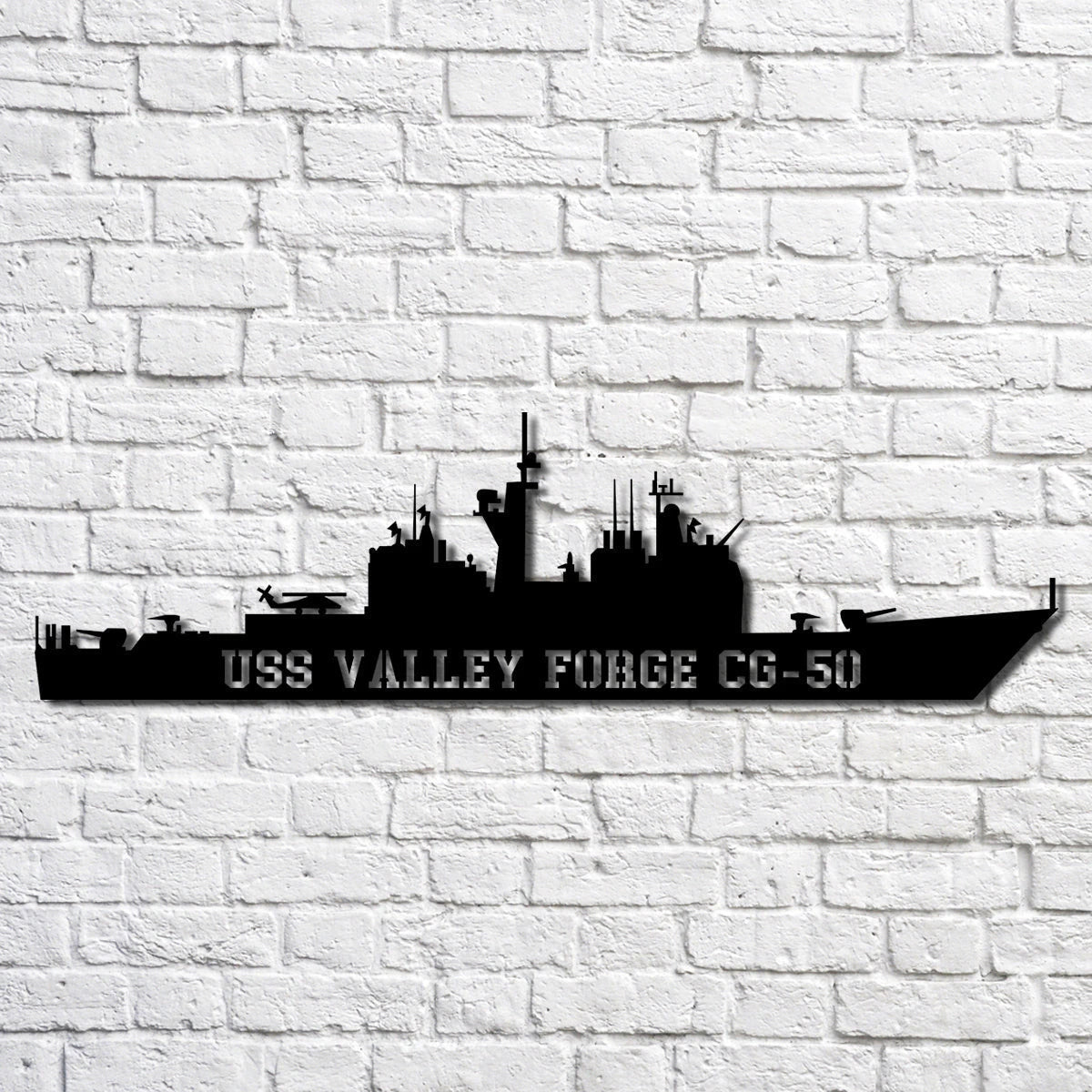 Uss Valley Forge Cg50 Navy Ship Metal Art, Custom Us Navy Ship Cut Metal Sign, Gift For Navy Veteran, Navy Ships Silhouette Metal Art, Navy Home Decor Laser Cut Metal Signs Custom Gift Ideas