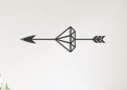 Diamond Metal Arrows Metal Wall Decor Metal Wall Sign Metal Wall Hangings Housewarming Gift